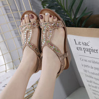 Luxury Ladies' Sandals with Wedge Heel – Celeste-Black-3-State of Style