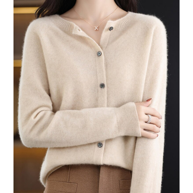 Luxury Ladies Waistcoat - Aurora-Khaki-S-State of Style