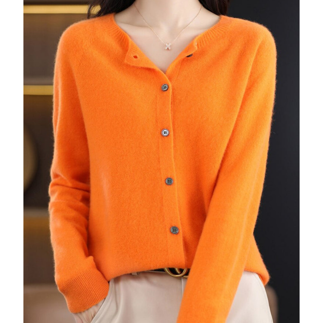 Luxury Ladies Waistcoat - Aurora-Orange-S-State of Style