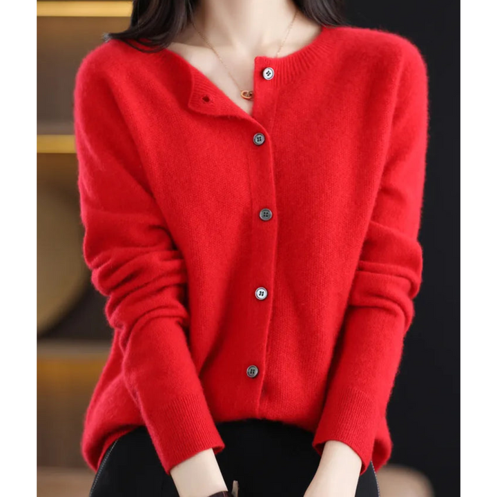 Luxury Ladies Waistcoat - Aurora-Red-S-State of Style