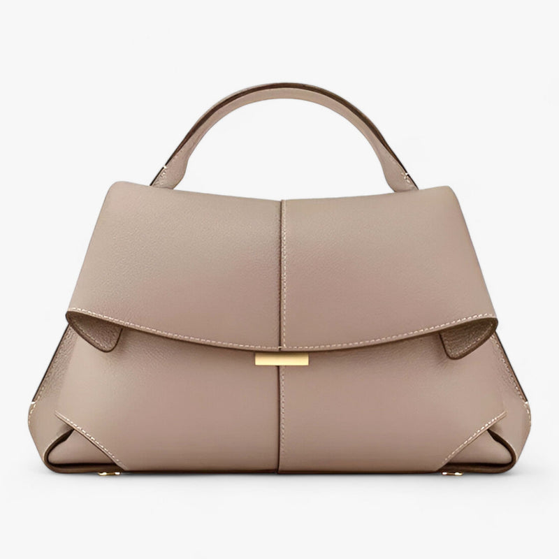 Luxury Leather Handbag - Éclat-Grey-State of Style