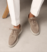 Luxury Leather Loafers for Men - Aiden-Light Beige-38-State of Style