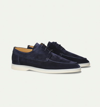 Luxury Leather Loafers for Men - Aiden-Navy Blue-38-State of Style