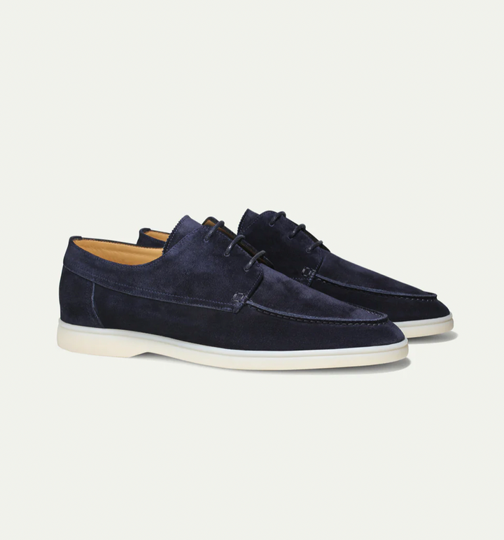 Luxury Leather Loafers for Men - Aiden-Navy Blue-38-State of Style