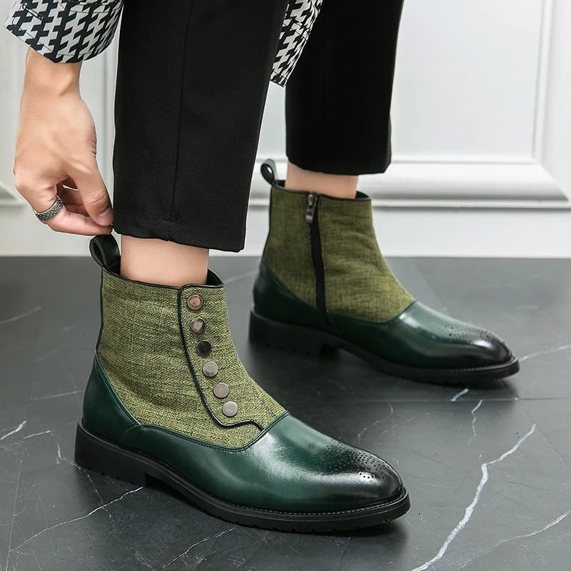 Luxury Leather Men's Boots - Levi-Black-5.0-State of Style