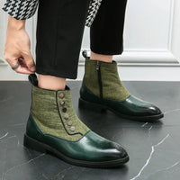 Luxury Leather Men's Boots - Levi-Black-5.0-State of Style