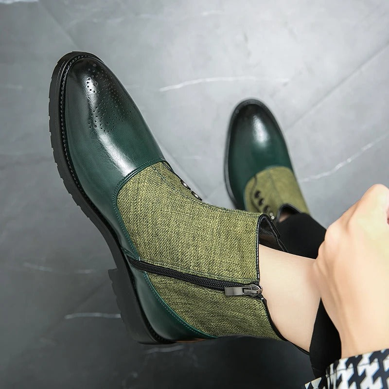 Luxury Leather Men's Boots - Levi-Black-5.0-State of Style