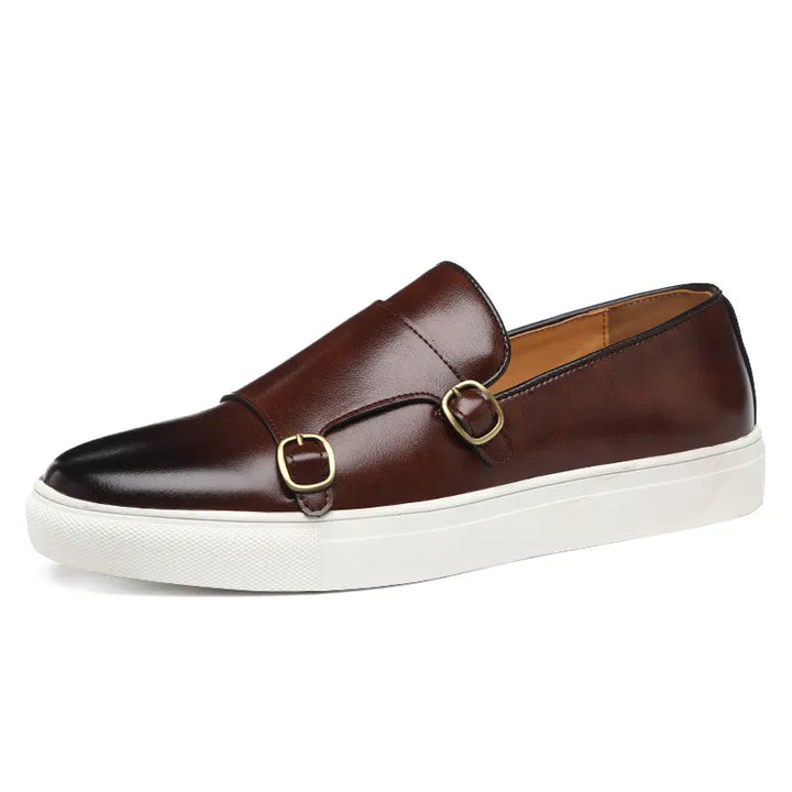 Luxury leather men's shoes with ultimate comfort – Alessio-Brown-6-State of Style