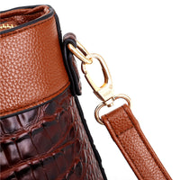 Luxury Leather Shoulder Bag - Liva-Grey-State of Style