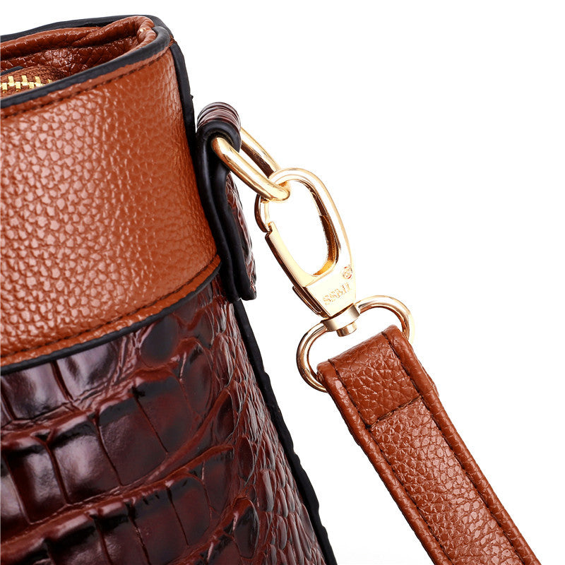 Luxury Leather Shoulder Bag - Liva-Grey-State of Style
