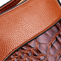 Luxury Leather Shoulder Bag - Liva-Grey-State of Style