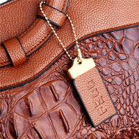 Luxury Leather Shoulder Bag - Liva-Grey-State of Style