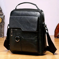 Luxury Leather Women's Shoulder Bag - Elena-Black-State of Style
