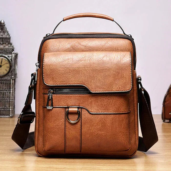 Luxury Leather Women's Shoulder Bag - Elena-Light Brown-State of Style