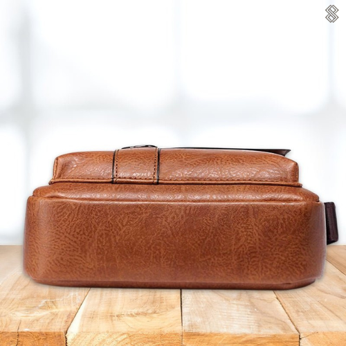 Luxury Leather Women's Shoulder Bag - Elena-Light Brown-State of Style