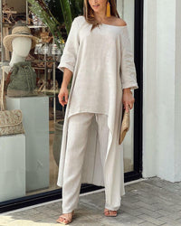 Luxury Leisure Set for Women - Emma-Khaki-S-State of Style