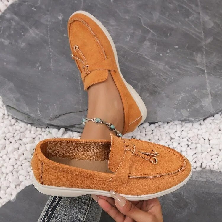 Luxury Loafers - Mira-Orange-3.5-State of Style