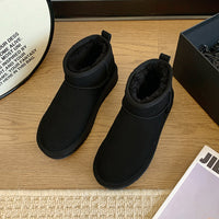 Luxury Low Winter Boots with Fur - Isabella-Black-3.5-State of Style