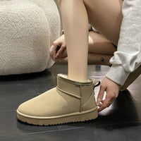 Luxury Low Winter Boots with Fur - Isabella-Black-3.5-State of Style
