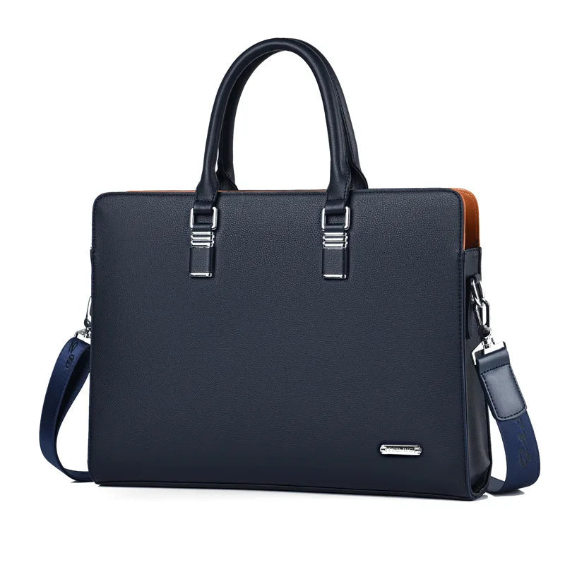 Luxury Men's Laptop Bag – Portaro-Blue-35.56 cm-State of Style