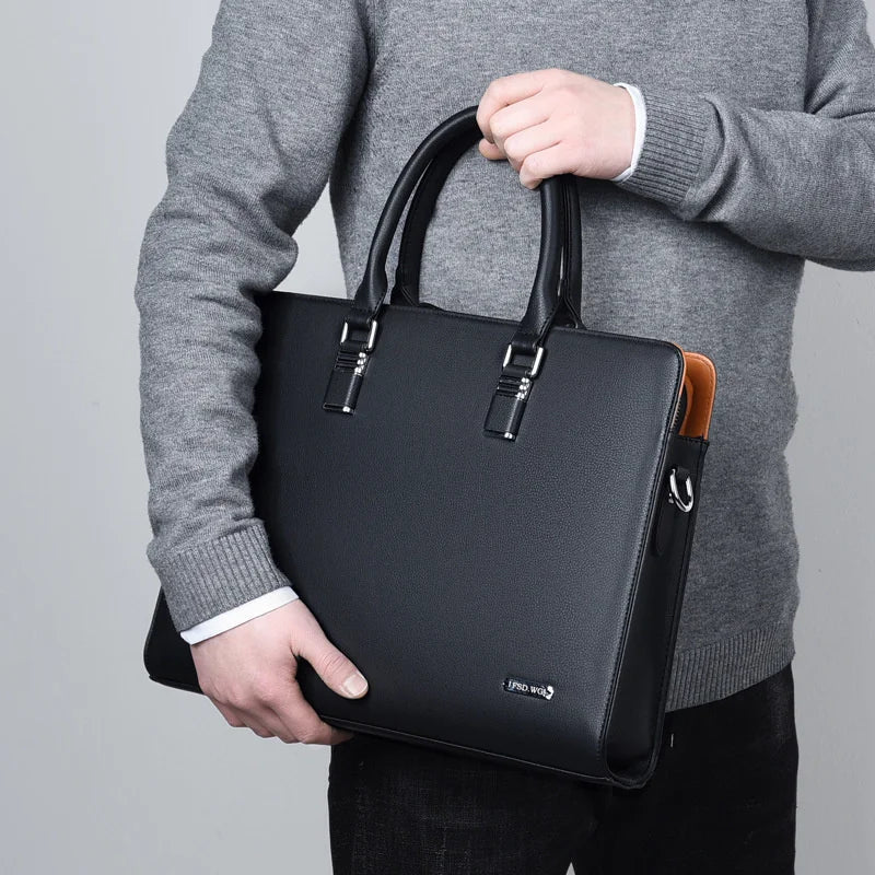 Luxury Men's Laptop Bag – Portaro-Blue-35.56 cm-State of Style