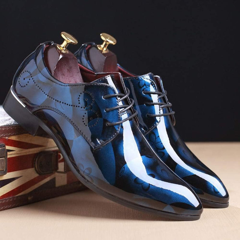 Luxury Men's Shoes - Michael-Blue-6.5-State of Style