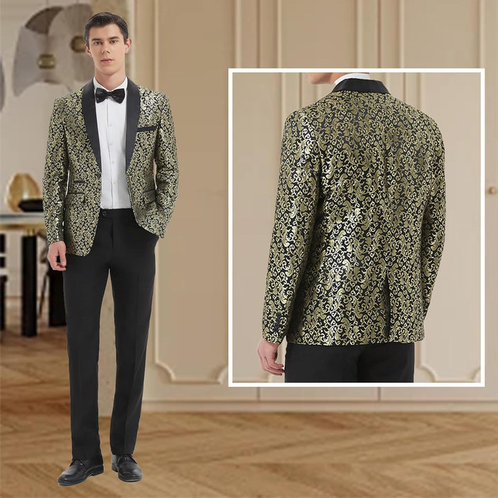 Luxury Men's Tuxedo - Leon-Black-XS-State of Style