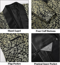 Luxury Men's Tuxedo - Leon-Black-XS-State of Style