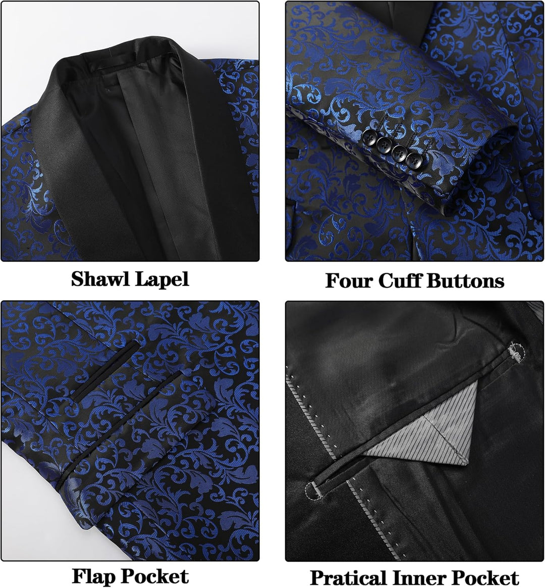 Luxury Men's Tuxedo - Leon-Black-XS-State of Style
