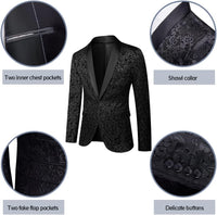 Luxury Men's Tuxedo - Leon-Black-XS-State of Style
