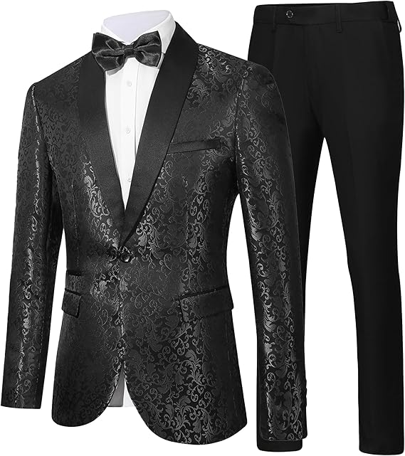 Luxury Men's Tuxedo - Leon-Black-XS-State of Style