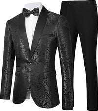 Luxury Men's Tuxedo - Leon-Black-XS-State of Style