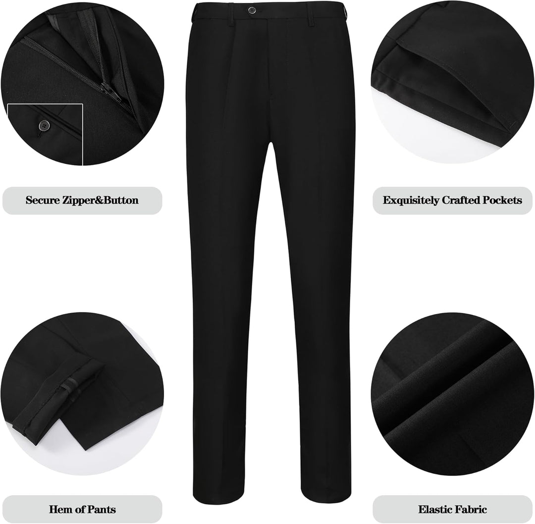 Luxury Men's Tuxedo - Leon-Black-XS-State of Style