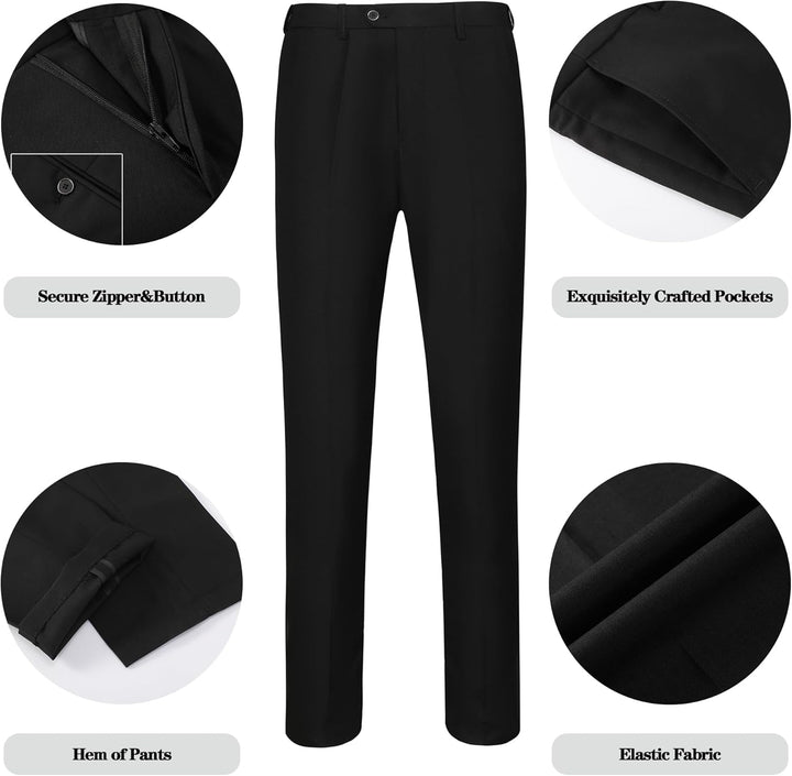 Luxury Men's Tuxedo - Leon-Black-XS-State of Style
