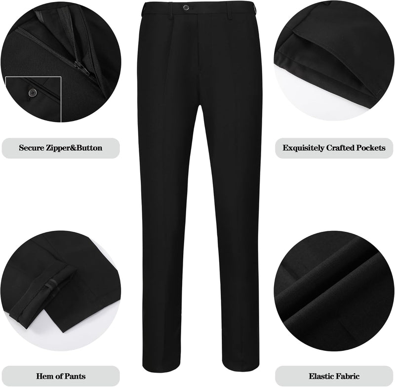 Luxury Men's Tuxedo - Leon-Black-XS-State of Style
