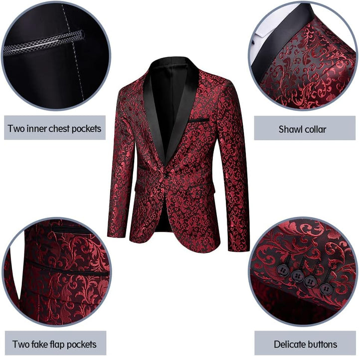 Luxury Men's Tuxedo - Leon-Black-XS-State of Style