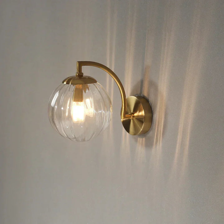 Luxury Modern Wall Lamp Made of Glass - CrystalGlow-Bordeaux red-State of Style