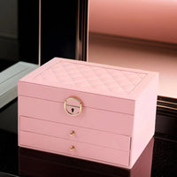 Luxury Multi-Layer Jewellery Box - EleganceBox-Pink-State of Style