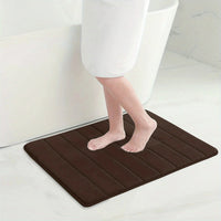 Luxury Non-Slip Bath Mat - Livia-Coffee-50 x 80 cm-State of Style