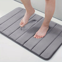 Luxury Non-Slip Bath Mat - Livia-Dark grey-50 x 80 cm-State of Style