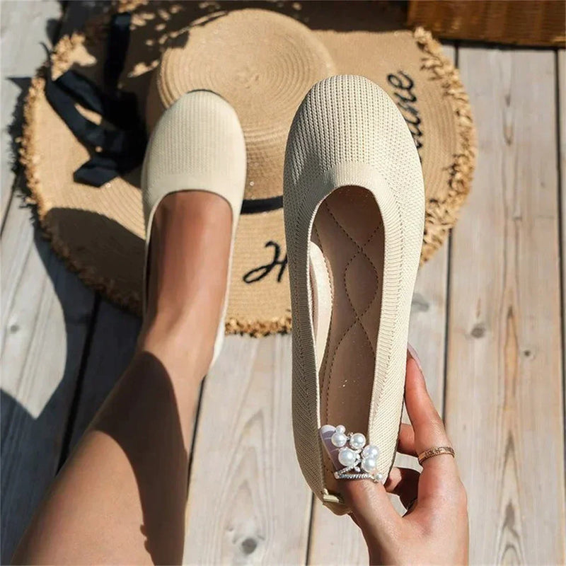 Luxury Orthopedic Ballerinas - Alina-Beige-3.5-State of Style