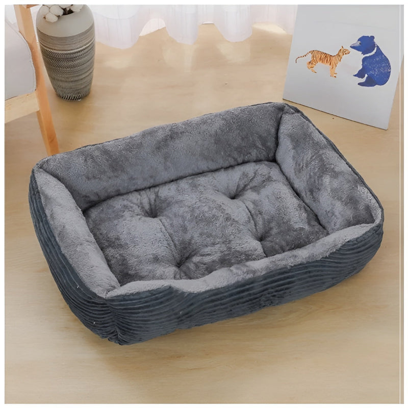 Luxury Orthopedic Plush Pet Bed - PlushNest-Grey-XS-State of Style