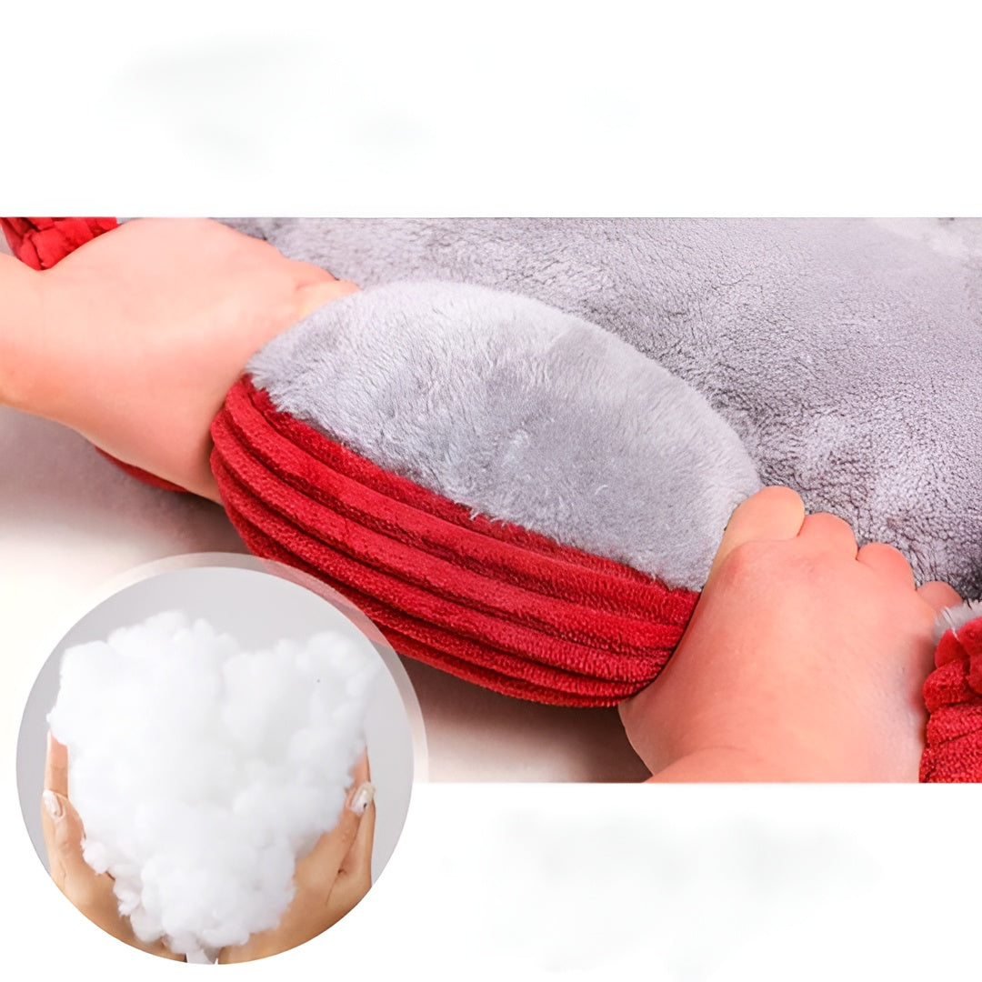 Luxury Orthopedic Plush Pet Bed - PlushNest-Red-XS-State of Style