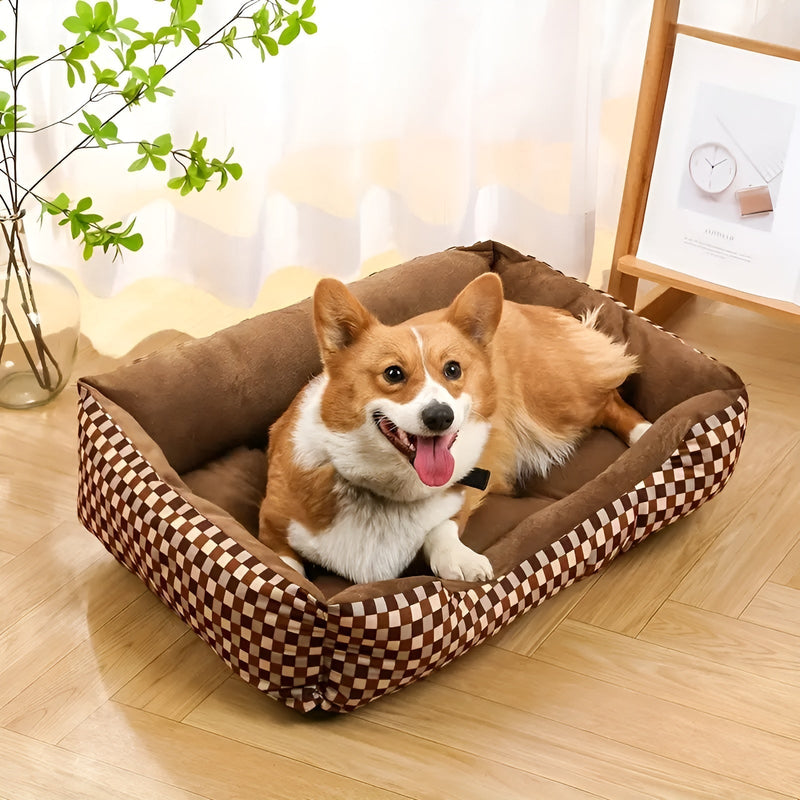 Luxury Orthopedic Plush Pet Bed - PlushNest-Red-XS-State of Style