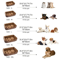 Luxury Orthopedic Plush Pet Bed - PlushNest-Red-XS-State of Style