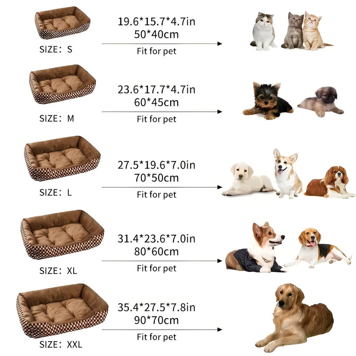 Luxury Orthopedic Plush Pet Bed - PlushNest-Red-XS-State of Style