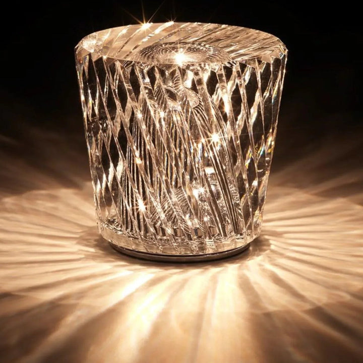 Luxury Rechargeable Diamond Crystal Table Lamp - Lumière Diamond-Acrux-State of Style