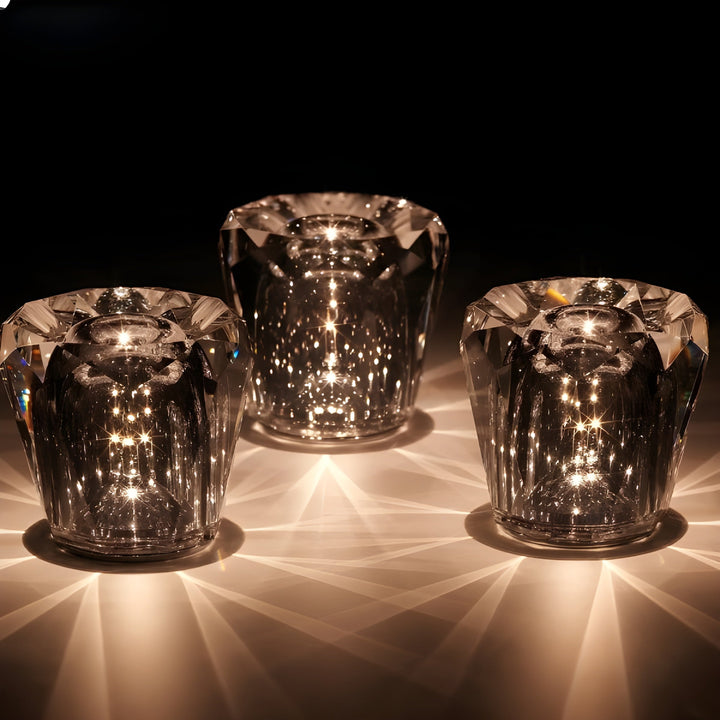 Luxury Rechargeable Diamond Crystal Table Lamp - Lumière Diamond-Acrux-State of Style