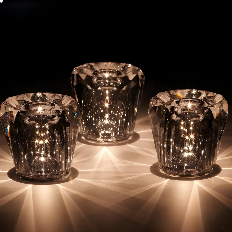 Luxury Rechargeable Diamond Crystal Table Lamp - Lumière Diamond-Acrux-State of Style