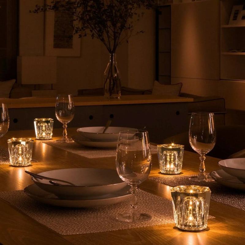 Luxury Rechargeable Diamond Crystal Table Lamp - Lumière Diamond-Acrux-State of Style